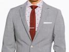 Indochino Black And White Micro Houndstooth Custom Tailored Men's Suit