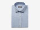 Indochino Two Blue Check Custom Tailored Men's Dress Shirt