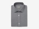 Indochino Black Micro Gingham Custom Tailored Men's Dress Shirt