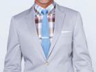 Indochino Pearl Gray Cotton Custom Tailored Men's Suit