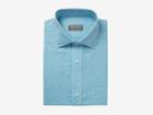 Indochino Aqua Linen-cotton Custom Tailored Men's Dress Shirt