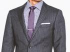 Indochino Charcoal Pinstripe Custom Tailored Men's Suit