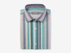 Indochino Blue Ombre Stripe Custom Tailored Men's Dress Shirt