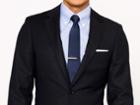 Indochino Black Wool Stretch Custom Tailored Men's Suit