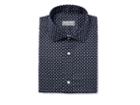 Indochino Midnight Polka Dot Print Custom Tailored Men's Dress Shirt