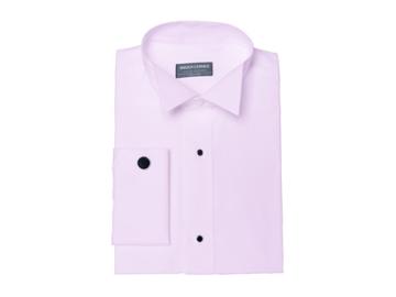 Indochino Pink Plain-front Tuxedo Custom Tailored Men's Dress Shirt