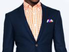 Indochino Navy Prince Of Wales Custom Tailored Men's Suit