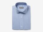 Indochino Light Blue Check Custom Tailored Men's Dress Shirt