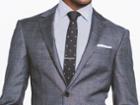 Indochino Charcoal Glen Check Custom Tailored Men's Suit