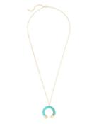 Argento Vivo Horn Turquoise Necklace Blue-lt 1size