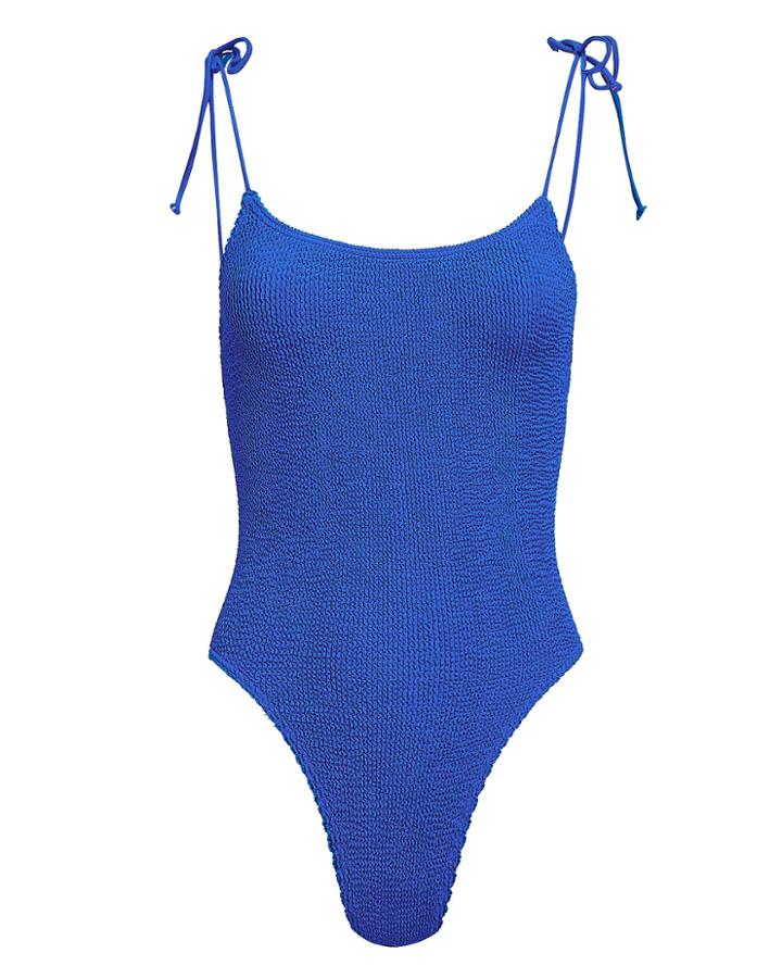 Bond Eye Micki Tie Strap One Piece Swimsuit Cerulean 1size