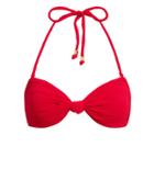 Suboo Giselle Knotted Bikini Top Red 2