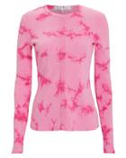 Proenza Schouler Pswl Tie-dye Long Sleeve Pink S