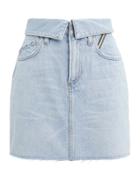 Jean Atelier Flip Sky Skirt Light Blue Denim 27