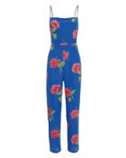 Flynn Skye Rosalie Jumpsuit Blue/red Floral L