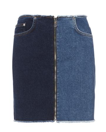 Cotton Citizen Two-tone Denim Mini Skirt Denim 25