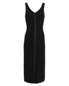 Thierry Mugler Mugler Corset Hooks Midi Dress Black 38