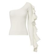 &quot;beaufille Electra Ruffle Sleeve Top&quot;