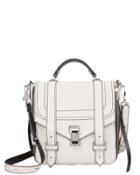 Proenza Schouler Ps1+ Zip Leather Backpack White 1size