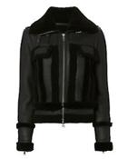 Exclusive For Intermix Megan Shearling Lamb Black Jacket