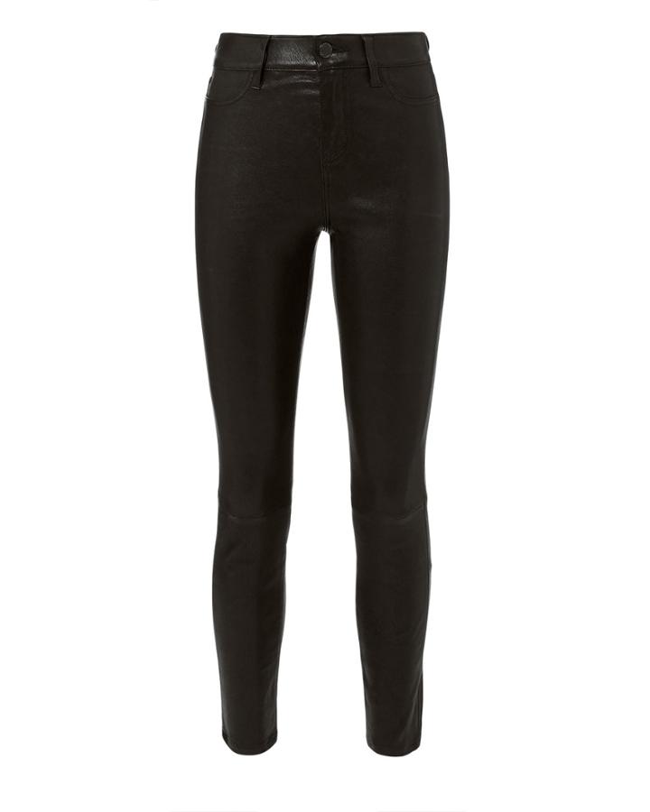 L'agence Adelaide Leather Jeans Black 29