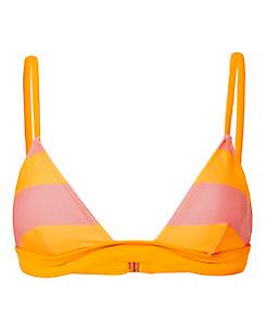 Solid & Striped Solid &amp; Striped Morgan Coral Stripe Bikini Top