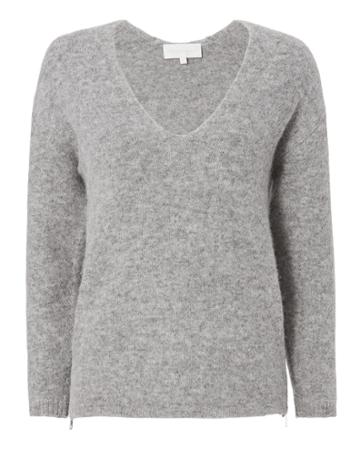 Michelle Mason Zip Detail Side Sweater