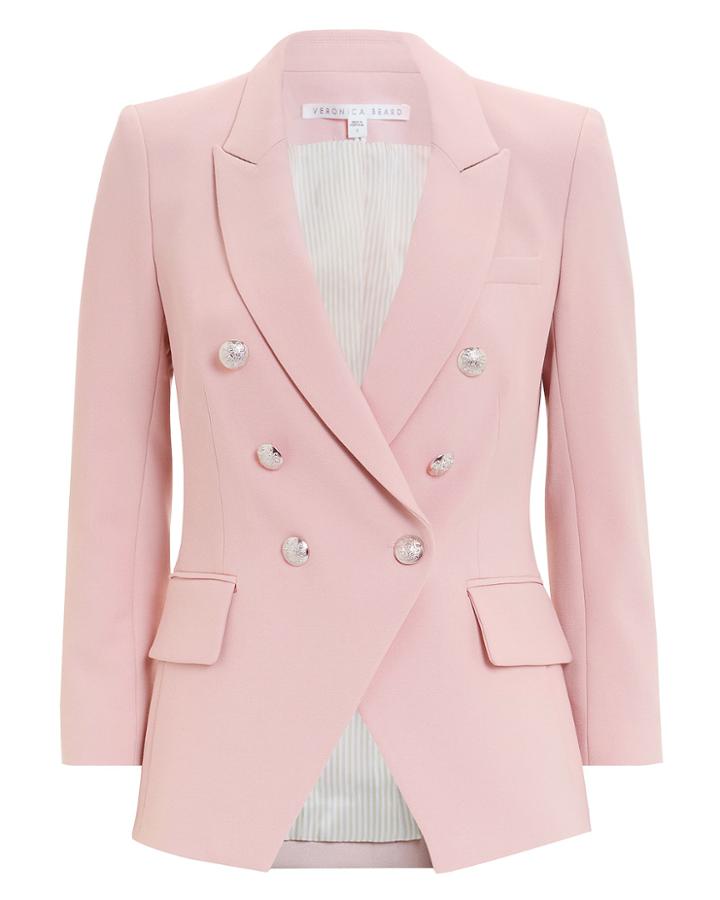 Veronica Beard Empire Pink Jacket Pink 6