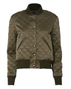 Smythe Quilted Army Green Bomber
