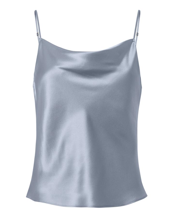Fleur Du Mal Sky Blue Silk Cami Blue S