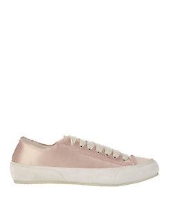 Pedro Garcia Parson Pink Satin Sneakers