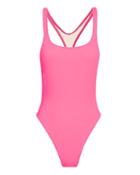 Solid & Striped X Re/done Venice One Piece Swimsuit Pink P