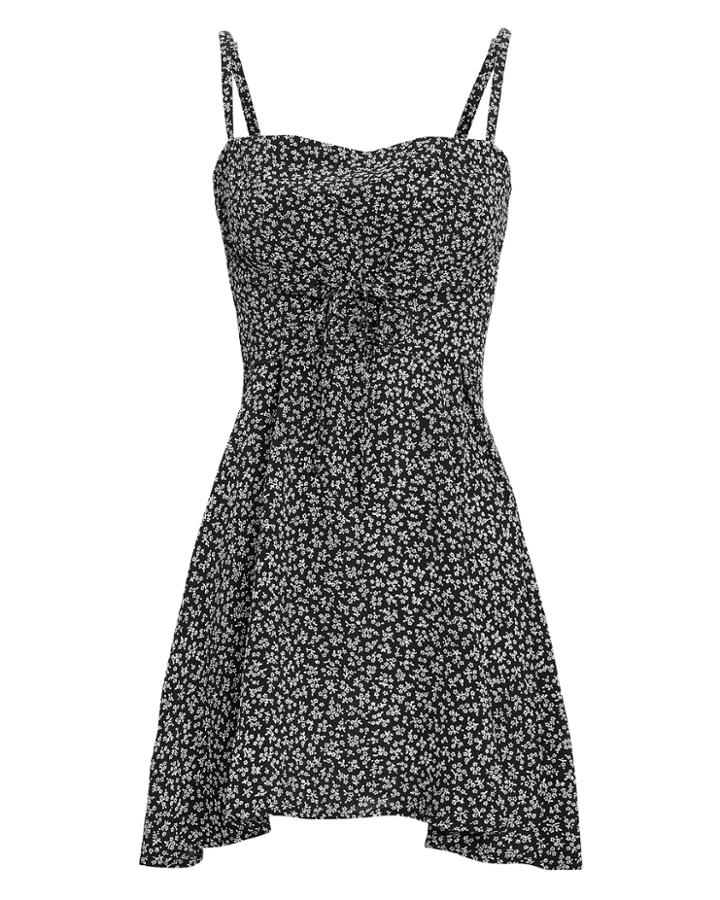 Flynn Skye Mischa Floral Mini Dress Black/white/floral S