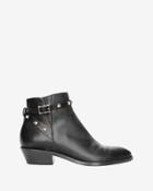 Valentino Rockstud Strap Leather Chelsea Boot