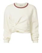 3.1 Phillip Lim Twisted Crop Sweater White P