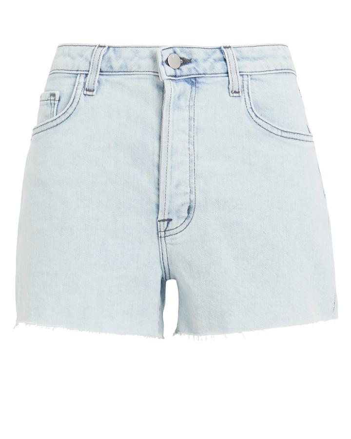 J Brand Gracie High-rise Shorts Light Blue Denim 28