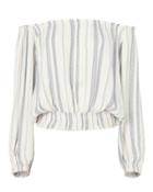 Melissa Odabash Adriana Off-the-shoulder Top Stripe 1size