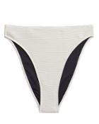 Rochelle Sara Sophia High-waisted Bikini Bottom Silver Zero