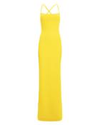 Solace London Saruo Cross Strap Yellow Gown Yellow 6