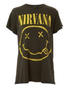 Made Worn Madeworn Nirvana Graphic Tee Black M
