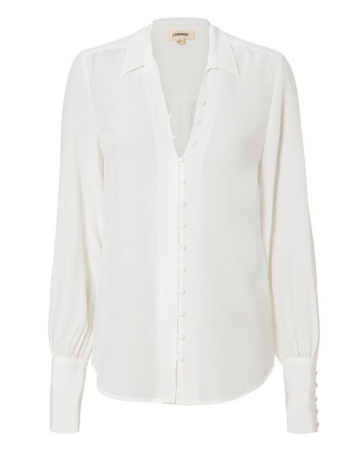 L'agence Naomi Ivory Blouse Ivory P