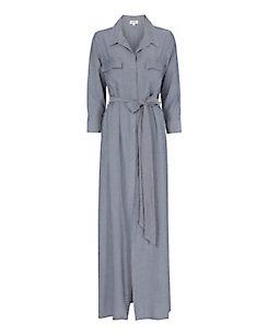 L'agence Cameron Chambray Maxi Dress