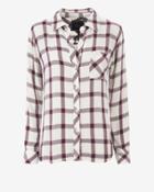 Rails Hunter Plaid Shirt: Cream/rose