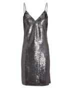 Iro Noret Sequin Slip Dress Silver Sequin 40