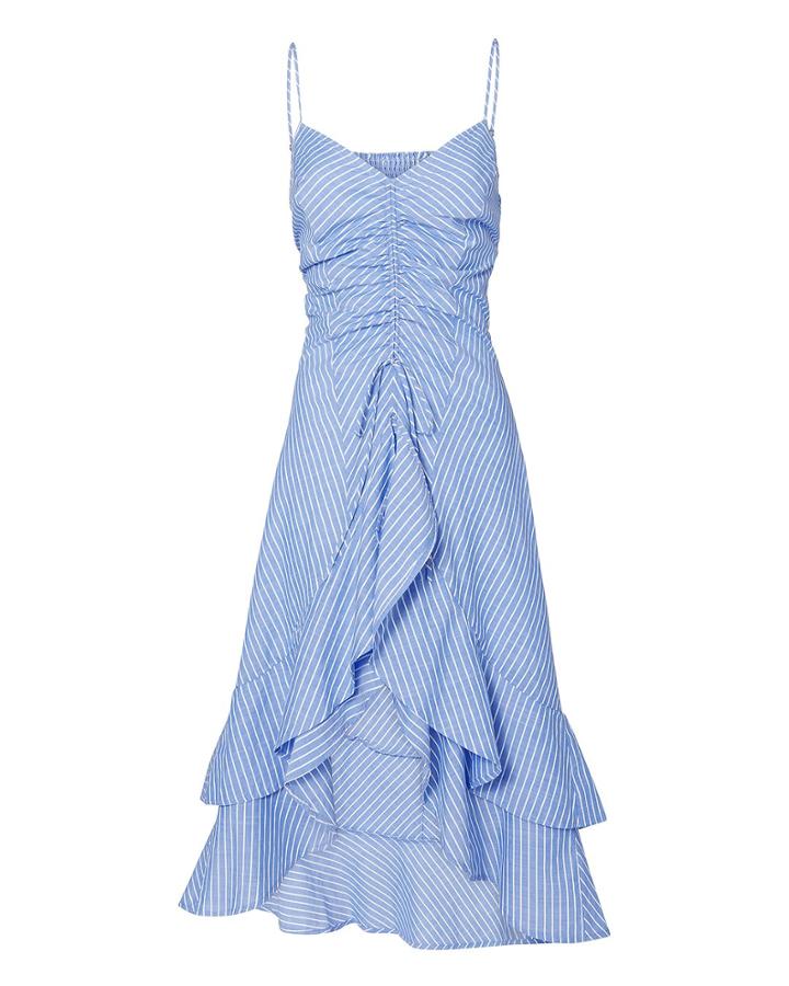 Joie Eberta Midi Dress Blue-lt S