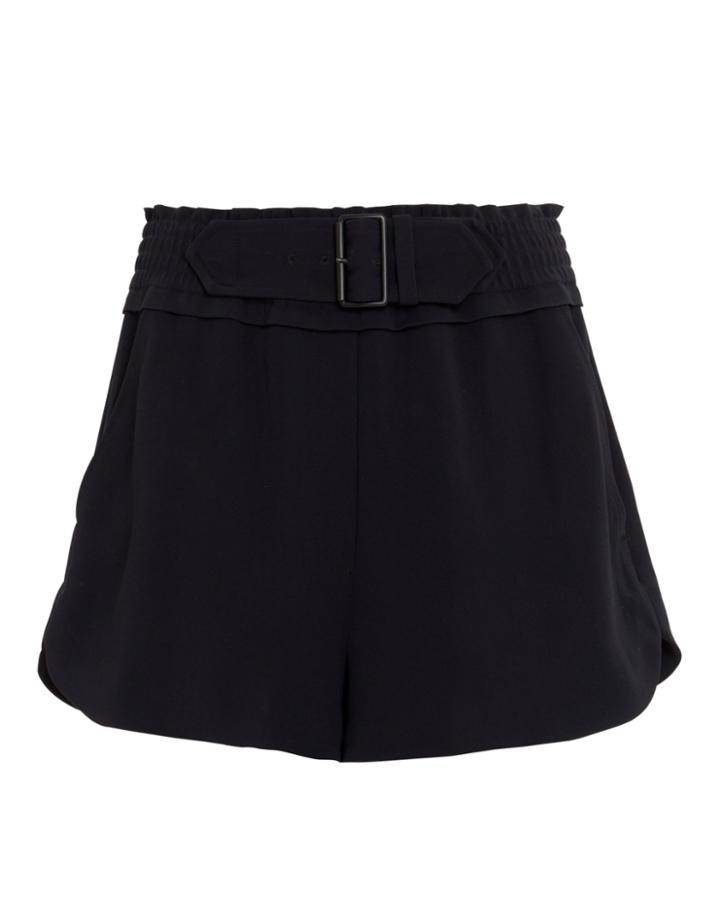 A.l.c. Auburn Crepe Shorts Black 2