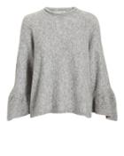 3.1 Phillip Lim Ruffle Sleeve Grey Sweater Grey-lt P