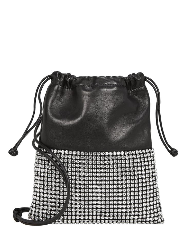 Alexander Wang Ryan Mini Rhinestone Dust Bag Black 1size