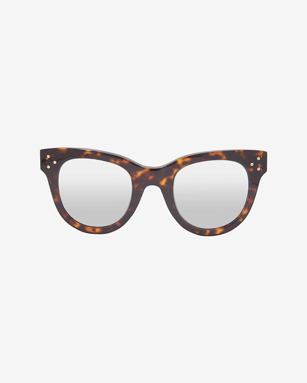 Spektre Sunglasses Silver Mirrored Lense She Loves You Tortoise Sunglasses