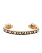 Alexandermcqueenjewl Alexander Mcqueen Twin Skull Bracelet Metallic 1size